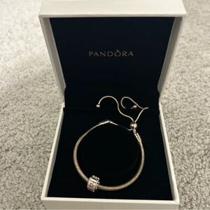 Pandora Silver Bracelet and Charm